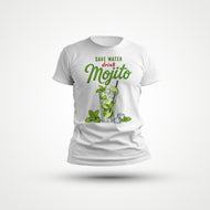 T-Shirt Save Water Drink Mojito | Maglia Divertente Estate